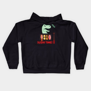 Sushi time Dinosaur Beast Mode Kids Hoodie